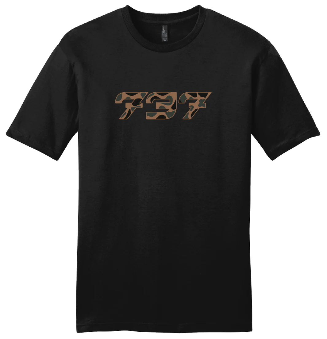 737 Old School Camo Tee